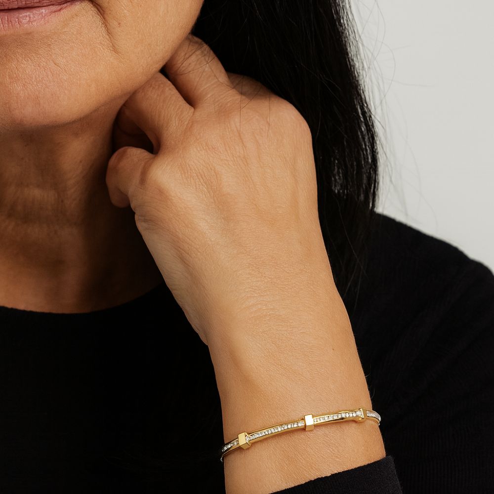 Bracelet Doré Éclatant
