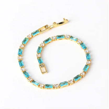 Bracelet en Pierre Turquoise Naturelle