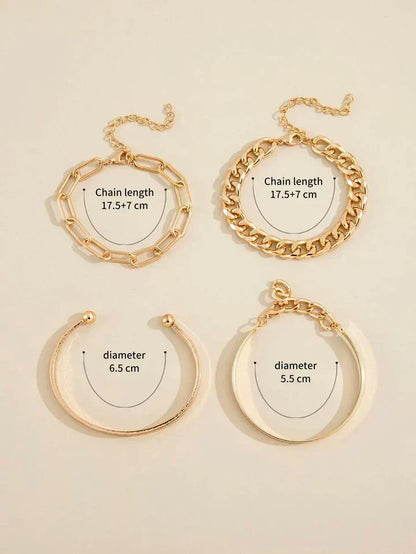 Set Bracciali Élan Mercer en Or Blanc